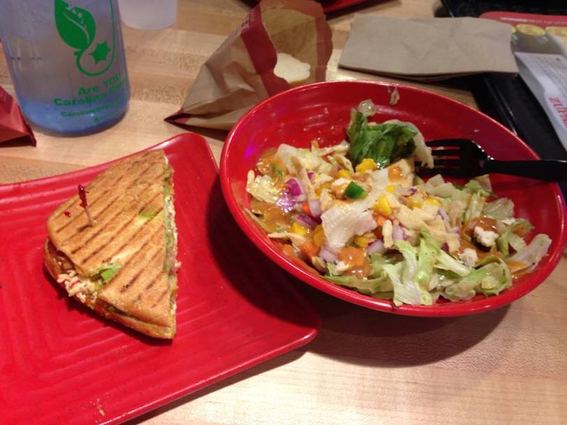 Thai Mango Chicken Salad and Crab Avocado Melt